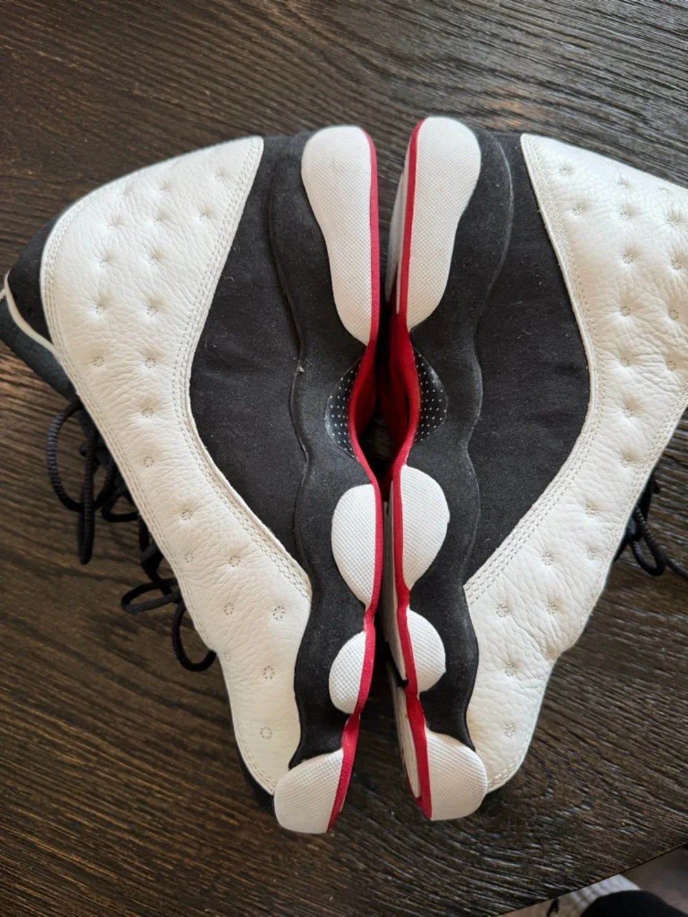 NIKE AIR JORDAN 13 RETRO size 10 CDP 2007 BLACK WHITE RED
